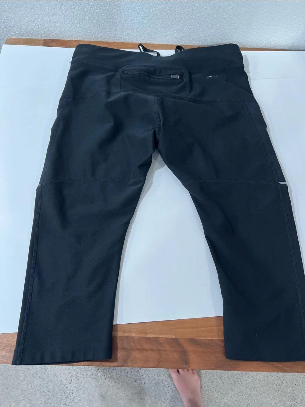 Nike Black Women’s Athletic leggings with Reflective Swoosh